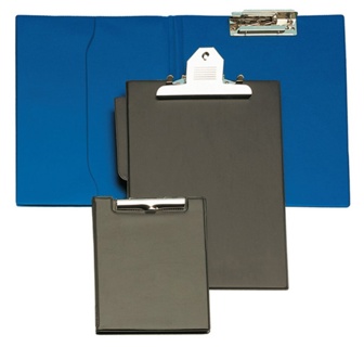 Carpeta folio clip superior en azul Grafoplas