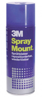Pegamento adhesivo permanente 3M SprayMount en aerosol 400 ml transparente 