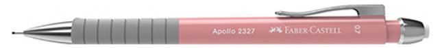 Portaminas Apollo Faber-Castell 0,7 mm. Rosa claro