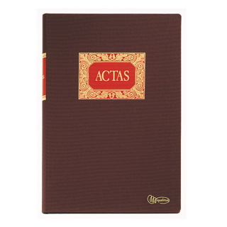 Libro de actas Miquel Rius folio 100 hojas
