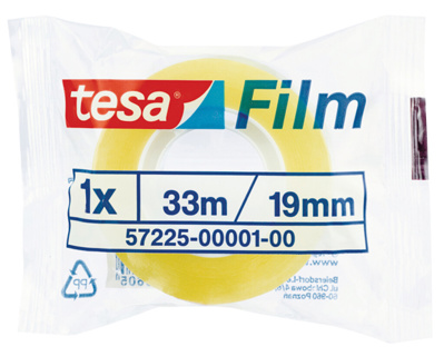 Cinta adhesiva Tesafilm 33 m x 19 mm transparente