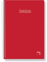 Cuaderno Pacsa cuarto 80 hojas rojo