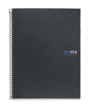 Cuaderno Note Book 4 A4 rayado 160 hojas negro