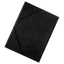Carpeta folio gomas negro Saro