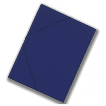 Carpeta folio gomas azul Saro