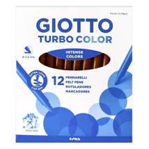 Rotulador Giotto Turbocolor marrón