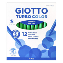 Rotulador Giotto Turbocolor verde claro