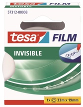 Cinta adhesiva Tesafilm invisible 33 m x 19 mm