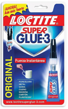 Pegamentos Loctite Súper glue-3  5gr 