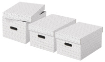 Caja de cartón Esselte blanca 205 (mm) x 365 (mm) x 265 (mm)