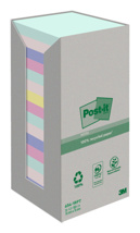 Notas adhesivas Post-it reciclado pastel 76 x 76 mm