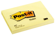 Notas adhesivas Post-it block 76 x 102 mm