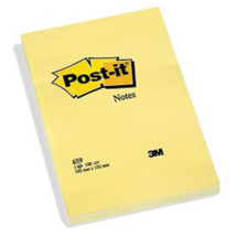 Notas adhesivas Post-it block 102 x 152 mm 