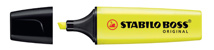 Rotulador fluorescente Stabilo Boss amarillo