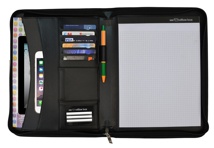 Portafolio dynamic A4 con cremallera en negro Officebox