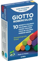 Tiza de colores caja de 10 unidades Robercolor
