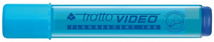 Rotulador fluorescente Tratto Video azul