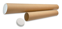 Tubos postales Faibo marrón 1100 (mm) diámetro 80 (mm)