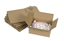 Caja de cartón Montte cuero 400 (mm) x 400 (mm) x 600 (mm)