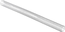 Espiral metálico Fellowes plata 28 (mm)