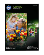 Papel fotográfico Hewlett Packard glossy 200 gr A4 