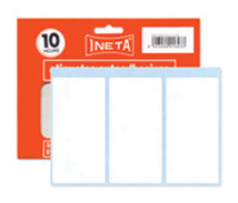 Etiquetas manuales Ineta blanco 53 mm x 100 mm