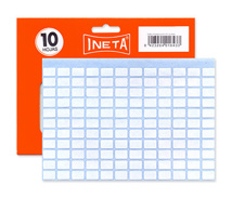 Etiquetas manuales Ineta blanco 8 mm x 12 mm