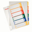 Índice numérico Esselte imprimible A4+ multicolor 1-6