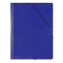 Carpeta de cartón folio con solapas en azul Saro