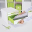 Buc de cajones Leitz Wow Desk Cube blanco / verde
